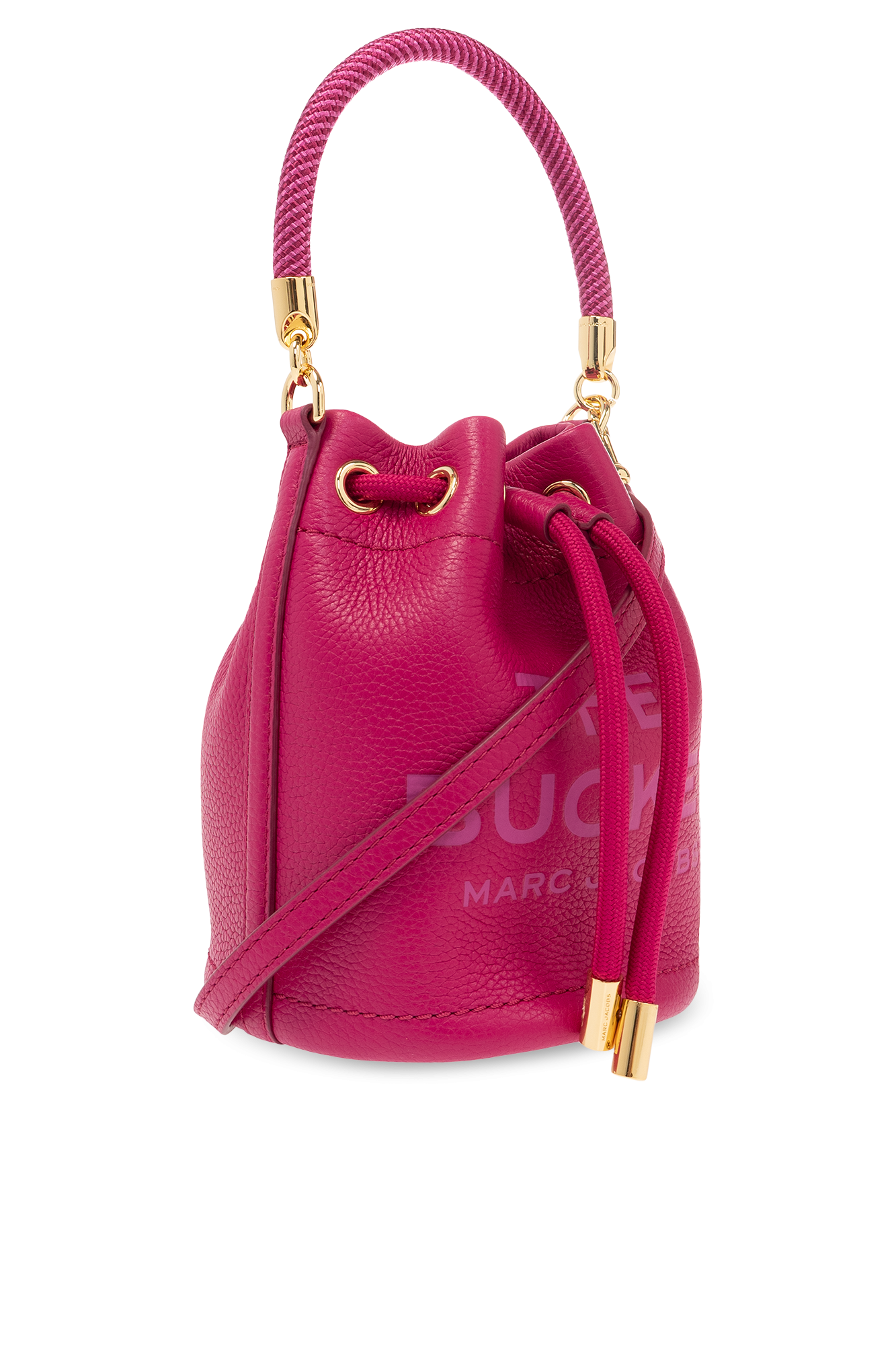 Pink gucci bucket discount bag